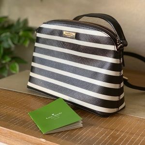 Kate Spade Stripe Crossbody Bag